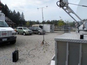 700 MHz mobile LTE cell site, used in the tests.