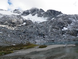 "plucked" and polished granite cliffs