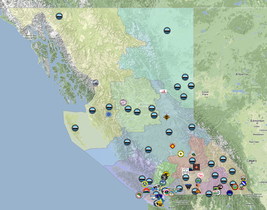 Mapping SAR Teams