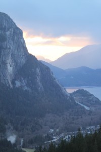 Stawamus Chief at Sunset