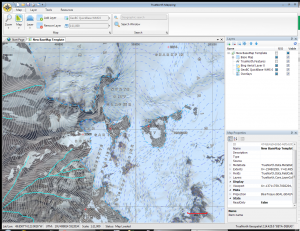 TrueNorth Screenshot showing Bin Aerial layers and iMapBC WMS layer